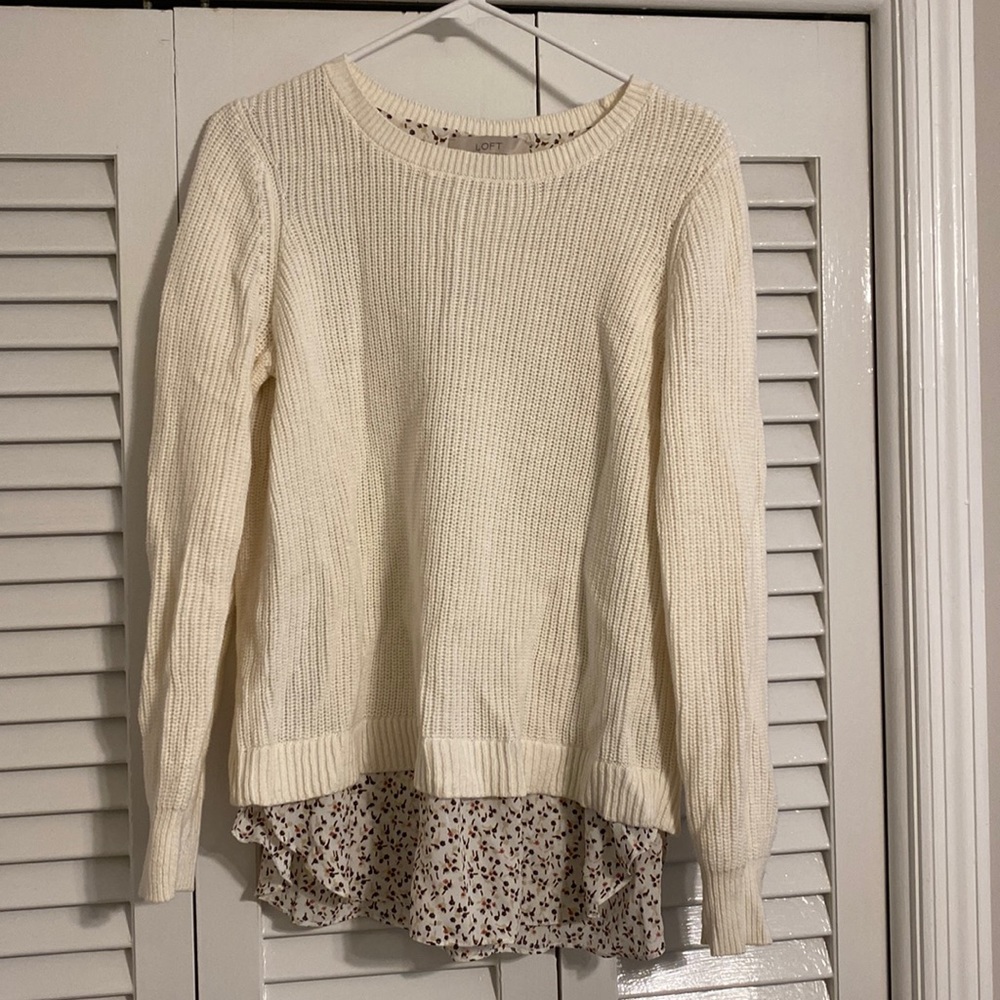 Loft sweater blouse